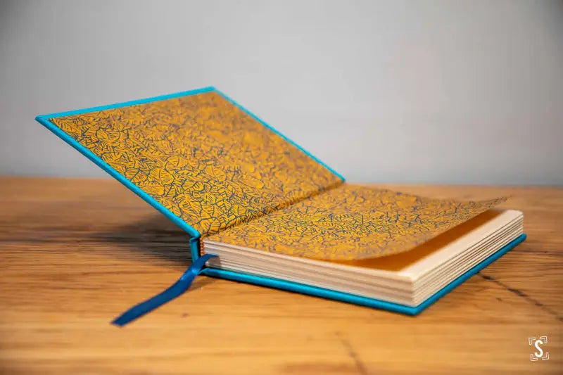 Case Bound - A5 - Arena Bulk Ivory - Teal - Rhizome Yellow - Journal