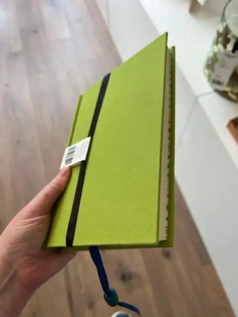 Case Bound - Journal - A5 - Green - Japanese Bookcloth - SQUUSHED