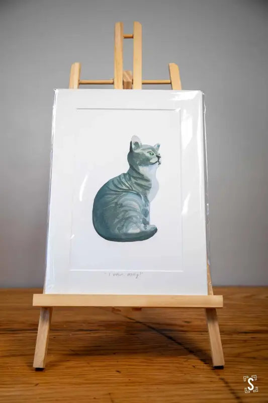 Cat Mounted Print Art Prints