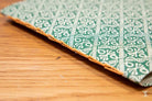 Chain Stitch with Pockets - A5 - Kiwi Crush - Octopus in a Net Green - Checks/Lines Blue - Journal