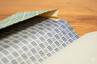 Chain Stitch with Pockets - A5 - Kiwi Crush - Octopus in a Net Green - Checks/Lines Blue - Journal