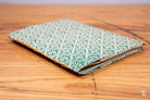 Chain Stitch with Pockets - A5 - Kiwi Crush - Octopus in a Net Green - Checks/Lines Blue - Journal