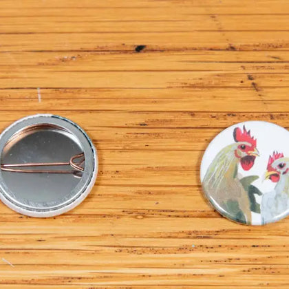 Chickens - Badge - 25mm