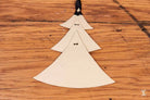 Christmas Tree - Leather Christmas Decoration - SQUUSHED