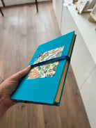 Coptic Stitch - Journal - A5 - Blue Bookcloth - SQUUSHED