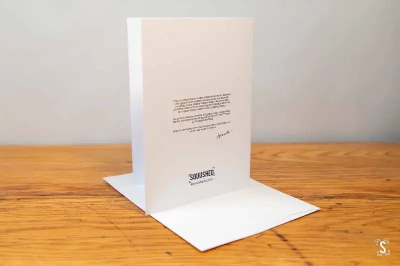 Cow - Greeting Card - A5 - Over the Moon - SQUUSHED