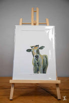 Cow Mounted Print Art Prints
