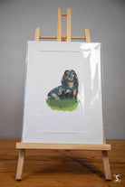 Dachshund Mounted Print Art Prints