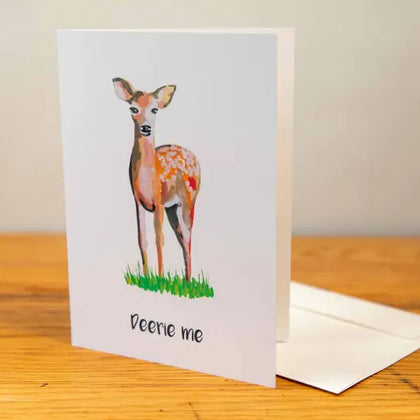 Deer - Greeting Card - A5 - Deerie Me