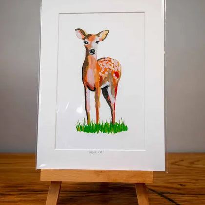 Deer - Mounted Print