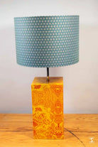 Double-Sided Drum Lampshade - 30cm - Geometric Star - Into the Wild - Blue - Lampshade