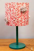 Drum Lampshade - 20cm - Cherry Blossom - Pink/Red - Lampshade