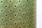 Drum Lampshade 20cm Kahori Green/Gold Lampshade