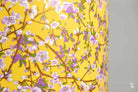 Drum Lampshade 30cm Peach Flower Mustard Yellow Lampshade