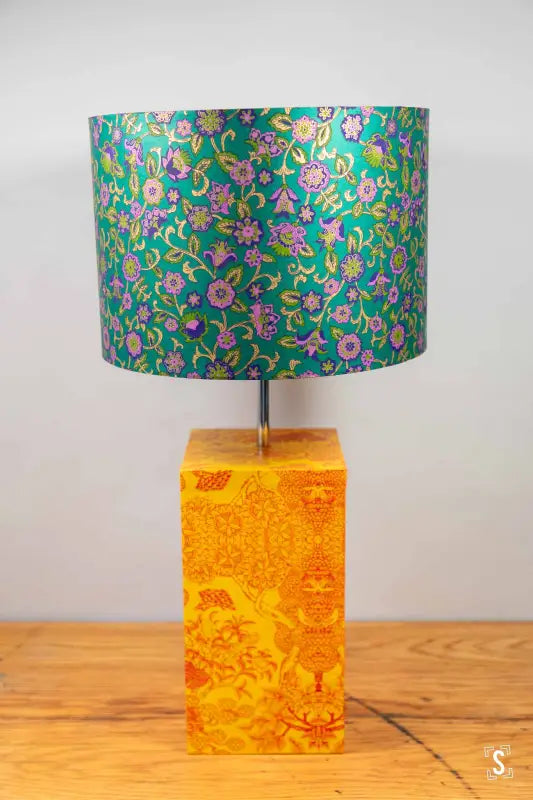Drum Lampshade 30cm Sarasa Green Lampshade