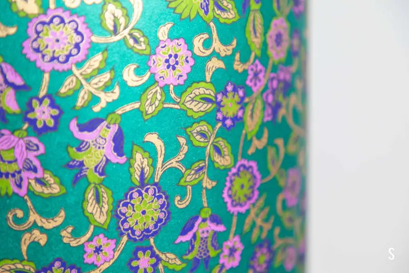 Drum Lampshade 30cm Sarasa Green Lampshade