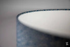 Drum Lampshade 40cm Small Flowers Blue/White Lampshade