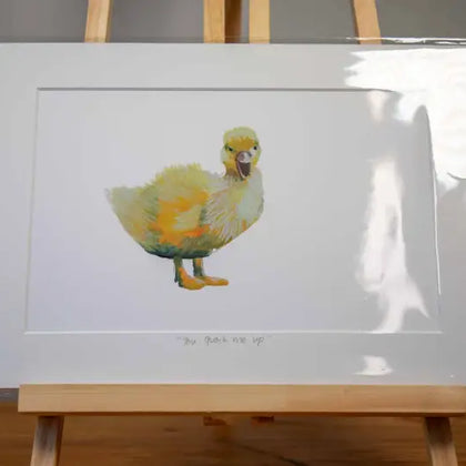 Duckling - Mounted Print