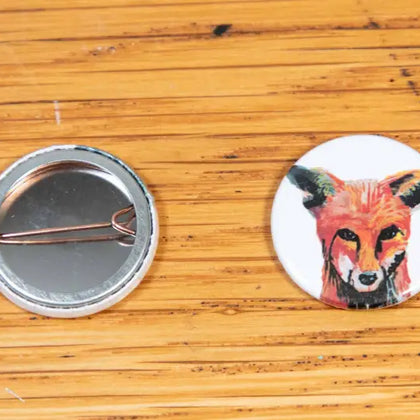 Fox - Badge - 25mm