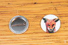 Fox - Badge - 25mm - SQUUSHED