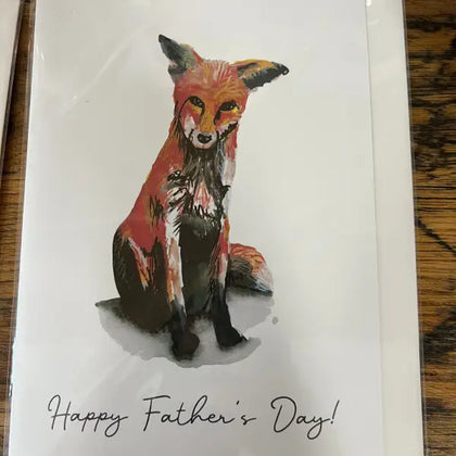 Fox - Greeting Card - A5 - Happy Father's Day