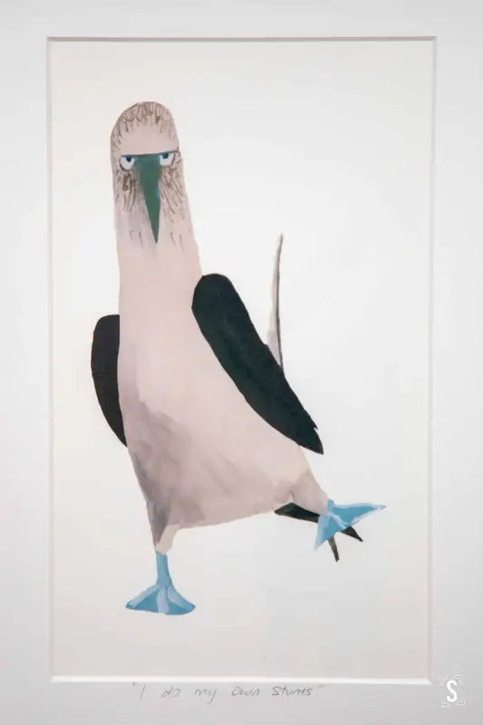 Framed Sassy Booby Print - 21cm x 30cm - Art Prints