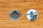 Goat - Badge - 25mm - SQUUSHED