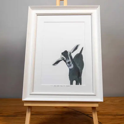 Goat - Framed Print - 26cm x 35cm
