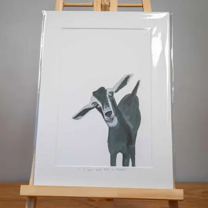 Goat - Mounted Print