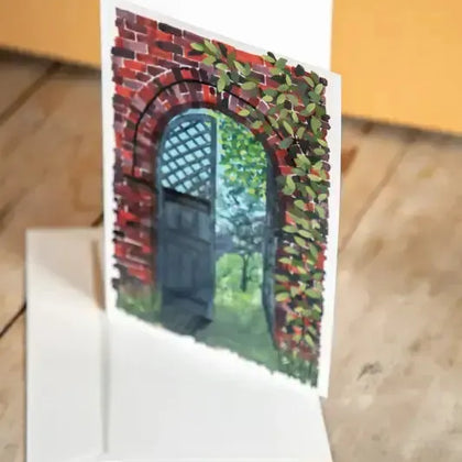 Behind the Secret Door - Greeting Card - A5
