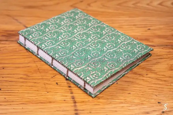 Handmade Book | Coptic Stitch | Italian Carta Varese and French Linen Thread