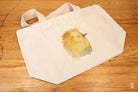 Hedgehog - Toggle Tote Bag - Organic Cotton - 34cm x 34cm x 17cm - Bag