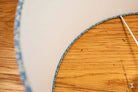Lampshade - Drum - 40cm - Small Flowers - Blue/White - Lampshade