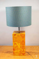 Double-Sided Drum Lampshade - 30cm - Geometric Star - Into the Wild - Blue - Lampshade