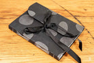 Long Stitch - A5 - Smooth Laser White - Cellula Black/Grey - Squares Black/Natural - Journal