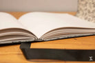 Long Stitch - A5 - Smooth Laser White - Cellula Black/Grey - Squares Black/Natural - Journal