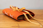 Long Stitch - Journal - A5 - Buttero Leather Orange - Autumn Eco Kraft - Journal