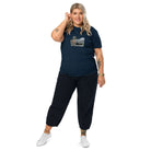 Organic Cotton T-Shirt in Navy Blue and Black Pants from Loonar Landing