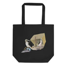 Organic Cotton Tote Bag with Bird Design - Booby Trap