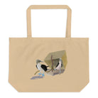 Organic Cotton Tote Bag with Bird Illustration by Booby Trap