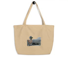 Organic Cotton Tote Bag featuring a duck design from Loonar Landing, large size