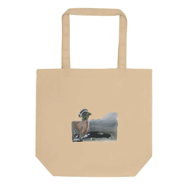 Organic Cotton Tote Bag featuring a bird design from Loonar Landing