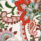 Colorful floral and paisley pattern on Japanese Chiyogami hand designed prints fabric