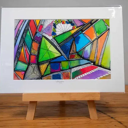 Polygon - Framed Print - 21cm x 30cm