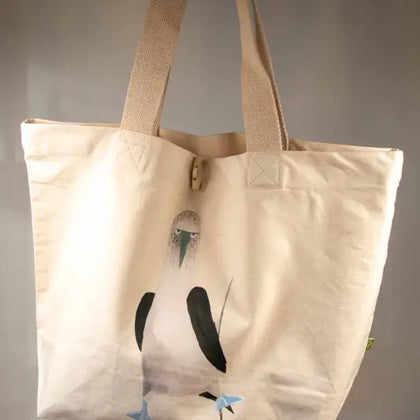 Sassy Booby - Toggle Tote Bag - Organic Cotton - 34cm x 34cm x 17cm