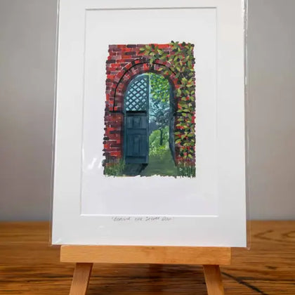 Secret Door - Mounted Print