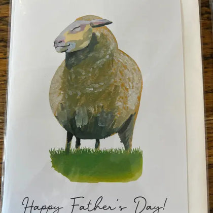 Sheep - Greeting Card - A5 - Happy Father's Day