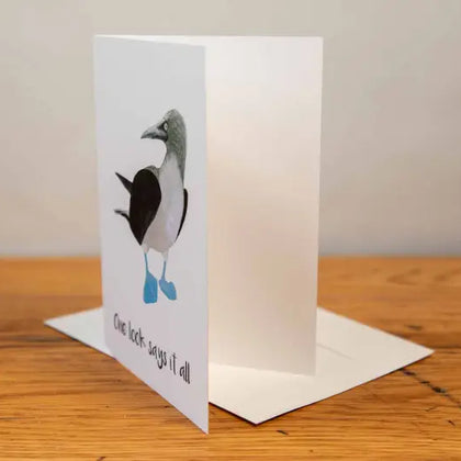 Side Booby - Greeting Card - A5 - One Look Says it All