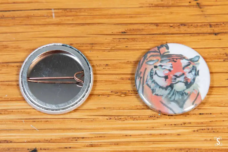 Tiger - Badge - 25mm - SQUUSHED