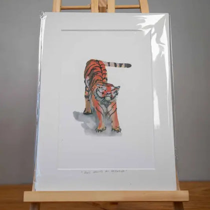 Tiger - Mounted Print